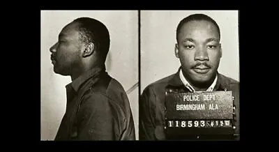  1963 Martin Luther King Jr Birmingham Jail MUG SHOT PHOTO Black Civil Rights • $4.88