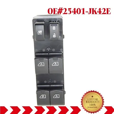 For Infiniti G35 G37 07-08 Power Master Window Switch 25401-JK42E Driver Side • $17.10