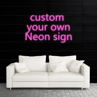 $300 • Buy Custom Neon Sign LED Neon Sign Light For Home Birthday Wall Bar Wedding Decor