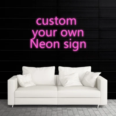 $300 • Buy Custom Neon Sign LED Neon Sign Light For Home Birthday Wall Bar Wedding Decor