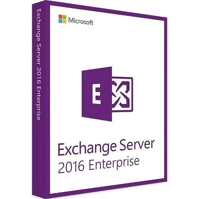 Microsoft Exchange Server 2016 Enterprise W Retail 250 CALs New Multilanguage • £946.20