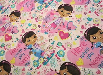 1 Yard Cotton Fabric  Doc McStuffen - Here When You Need Me   - NEW • £10.13