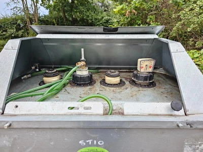 £363 • Buy £275+vat Bunded IBC Diesel Oil 1000 Litre Storage Drum Tank Bowser Generator T10