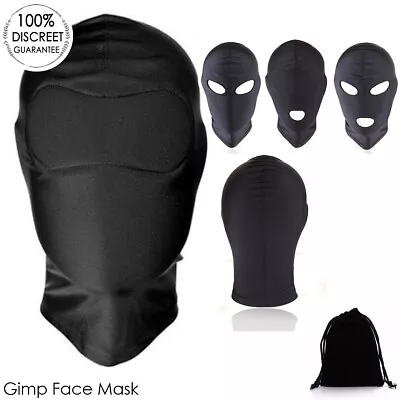 £5.88 • Buy Fetish Mouth Hood Gimp Face Mask Head Bondage Adult Cosplay Sex Gimp Mask BDSM