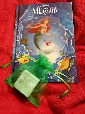 Little Mermaid Magic Reader Book And  Earrings Set Brand New • £10