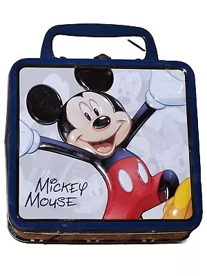 Vintage Walt Disney Mickey  Mouse Children's Metal Lunch Box. • $37.99