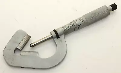 Starrett 483 V-Anvil 3 Fluted Micrometer USA Machinist Carbide Faces Ratchet • $129.99