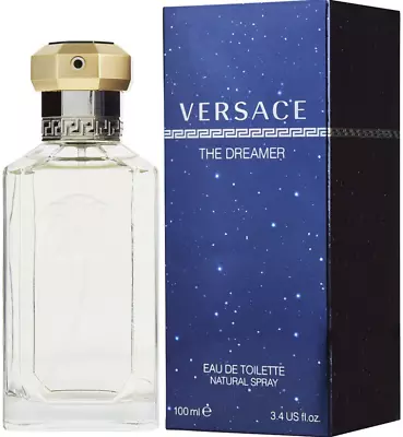 The Dreamer By Versace Cologne For Men EDT 3.3 / 3.4 Oz New In Box • $32.38