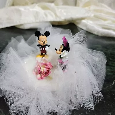 Mickey Mouse  And Minnie Mouse Wedding Cake Topper Funny • $9.99