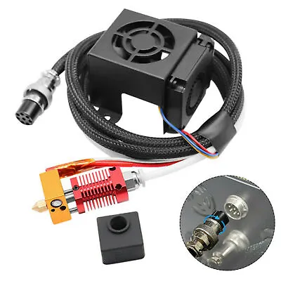 For Creality CR-10 3D Printer Assembled MK8 Extruder Hot End Parts Nozzle Kit • $30.99