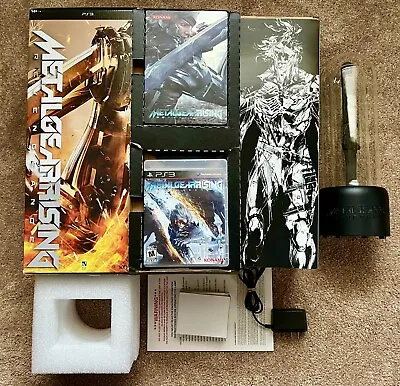 Metal Gear Rising Revengeance Limited Collector's Edition PS3 CIB Lamp Steelbook • $234.56