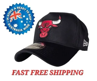 Chicago Bulls Nba New Era 9forty Black & Red Snapback Cap Hat La Ny Nfl Mbl • $36.95