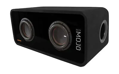 Memphis Audio MJME8D1 Dual 8  3600w MOJO Loaded 1 Ohm Car Subwoofer Enclosure • $549.95