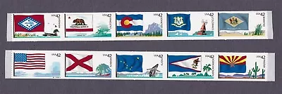 PNC 42c Nations Flag Series -1 US 4282b Alabama 10 Stamps Scott Order MNH TABS • $7.95