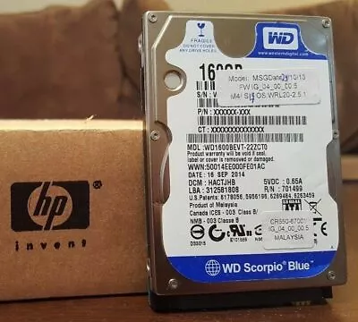 Hp Designjet T790 T1300 T2300 Hard Drive Disk Hdd & Fw Cr650-67001 / Cr647-67028 • $189.99