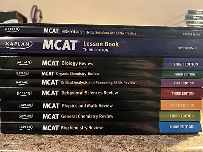 $30 • Buy Kaplan MCAT Complete 10 Book Review Set, 3rd Edition