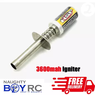 HSP Nitro RC Car Glow Plug Igniter Starter Wand 3600mah Rechargeable Truck Tool • $9.99