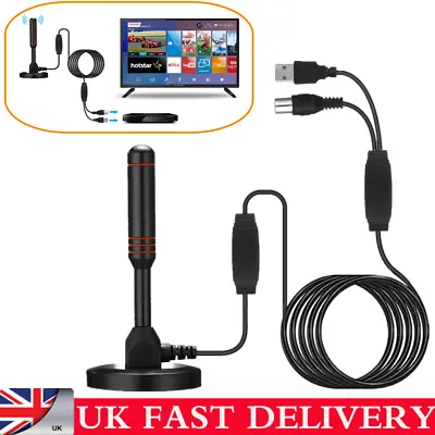 £14.59 • Buy UK Best Portable TV Magnetic HD Freeview Aerial Ariel Indoor Outdoor Car House