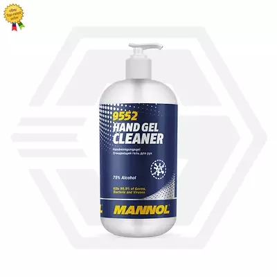 Hand Sanitiser Gel Cleaner Pump 75% Alcohol Kills 99.9% Germs And Bacteria 480ML • £5.99