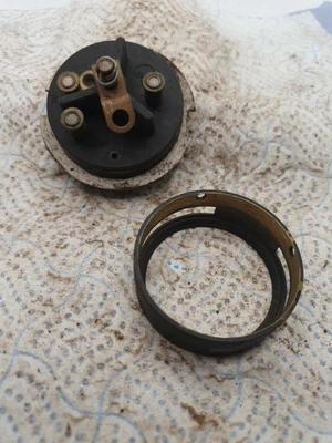 £10.90 • Buy 12v Clock/ Car/motorcycle Instrument Dial Shell No 8618 Pat No 332314 Not Lucas