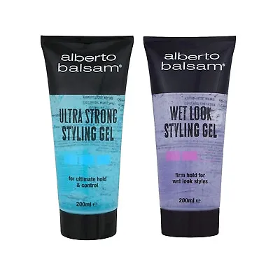Alberto Balsam Wet Look - Ultra Strong Gel 200ml Choose Type • £4.99