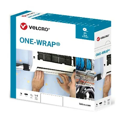 £19.99 • Buy Velcro® One Wrap Black 30mm X 25 Meters 