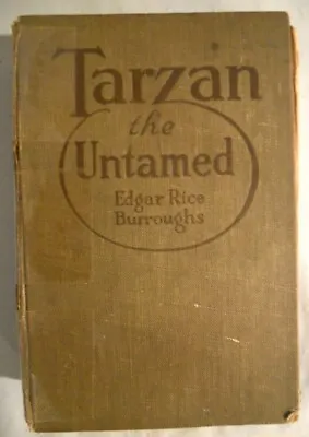 TARZAN THE UNTAMED Edgar Rice Burroughs A. C. McCLURG FIRST EDITION FIRST PRINT • $17.95