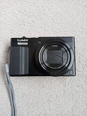 Panasonic Lumix DMC-TZ70 12MP Compact Digital Camera Black 30x Zoom Free Case • £150