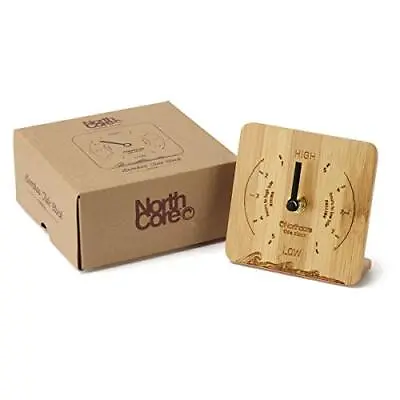 Northcore Surfing And Watersports Accessories Desk Top Bamboo Tide Clock • $29.99