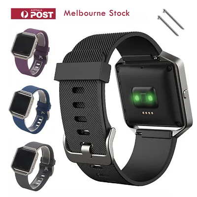 Fitbit Blaze Band Replacement Silicone Bands Strap Bracelet Wristband Sport MEL • $7.49