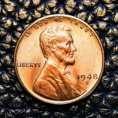 (ITM-4915) 1948-S Lincoln Cent ~ Uncirculated BU Cndtn ~ COMBINED SHIPPING! • $10.16