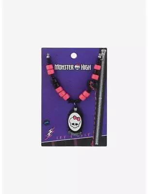 Monster High Cameo Skull Beaded Necklace • $13.99