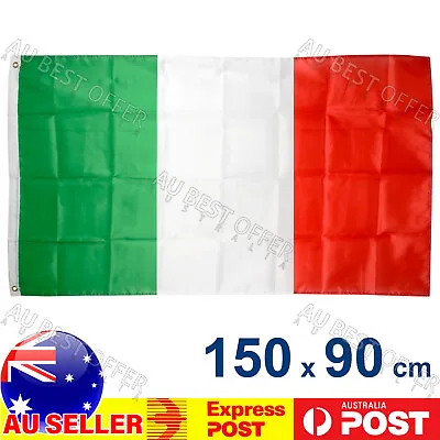 Italy Flag  Large Italia Italian Flag AU Stock Fast Shipping From Melbourne AUS • $5.99