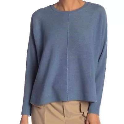 Eileen Fisher 100% Merino Wool Oversized Lightweight Sweater Women's Size S • $65