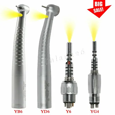 KAVO Style Dental Fiber Optic LED High Speed Handpiece / Quick Coupler 4/6 Holes • $38.29