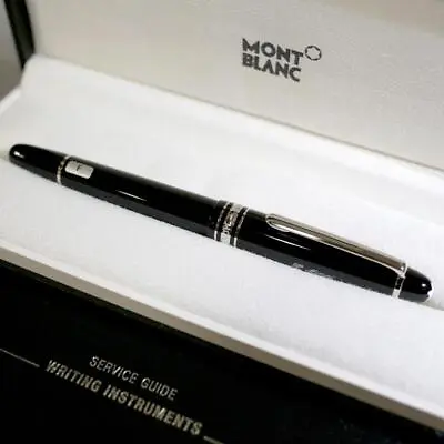 Montblanc 145 Platinum Line Meisterstuck Fountain Pen Nib Size F 14k W/boxcase • $378.64