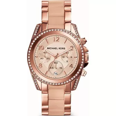 Michael Kors Blair MK5943 38mm Women's Wristwatch - Rose Gold • £90
