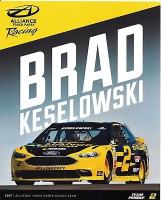 2017 Brad Keselowski  Alliance Truck Part  #2 Monster Energy Nascar Cup Postcard • $2