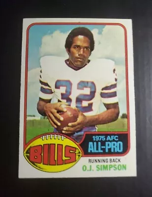 1976 Topps #300 O.J. Simpson • $350