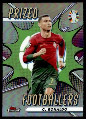 2023 Topps Finest Road To UEFA 2024 Prized Footballers #PF-CR C. Ronaldo • $10