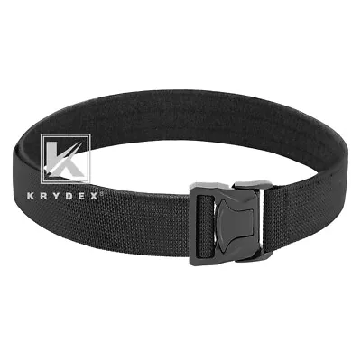 KRYDEX Tactical Duty Belt 1.5 Inch Double Layer Quick Release T-Buckle Belt • $22.95