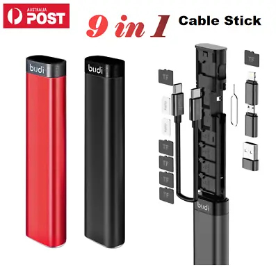 Budi Multi Functional Cable Stick Smart Adapter Card Storage Data USB TF Reader • $24.46