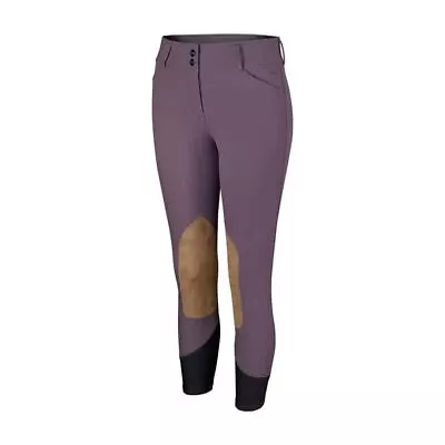 R.J. Classics Gulf Natural Rise Front Zip Breeches - Vintage Violet • $120.25