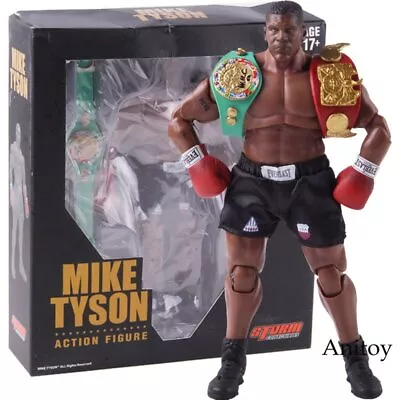 King Of Boxing Mike Tyson Boxer With 3 Head Sculpts Action Figure Model Toy Box • $35.99