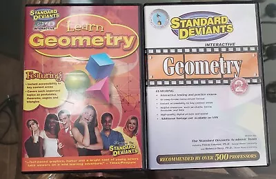 Standard Deviants DVDs Geometry Parts 1 & 2 • $20