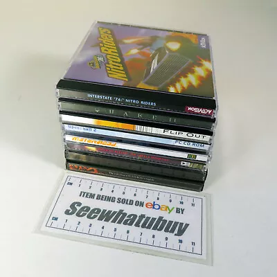 Job Lot Bundle Of 7 PC ROM Computer Games Inc Quake II Speedball 2 11th Hour • £14.99