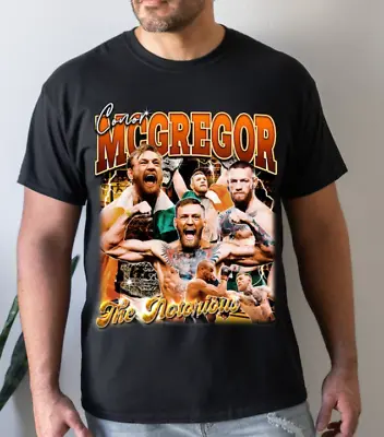 Conor Mcgregor T-Shirt Vintage Graphic Tee Fighter Boxer American  S-5Xl • $24.98
