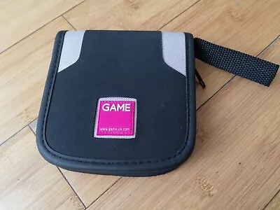 Nintendo GameCube Disk Case Holder Zip Up Wallet Holds 12 8cm Disks • £14.54