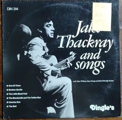Jake Thackray And Songs Vinyl Record VG+/VG DIN314 1981 1st Press • £19.50