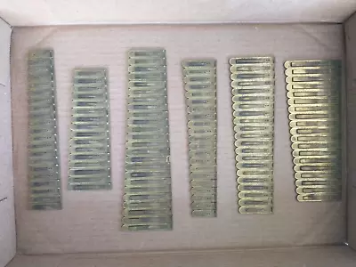 Complete 122 Antique Brass Reed Set From Early Pump Organ Collated & Note Marked • $109
